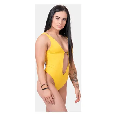 Dámské plavky Nebbia One-colour monokini yellow