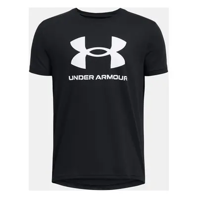 Under Armour Tričko UA B SPORTSTYLE LOGO SS-GRY - Kluci