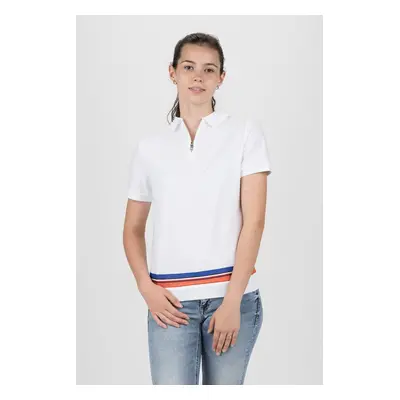 Polo Shirt - TOMMY HILFIGER CHRISTINE STR PQ POLO SS white