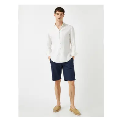 Koton Cotton Men's Shorts with Pockets