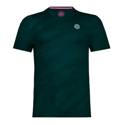 Pánské tričko BIDI BADU Ikem Tech Tee Dark Green