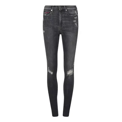 Tommy Jeans Jeans - NORA MR SKNY BE283 DGRPVSTDSTR grey