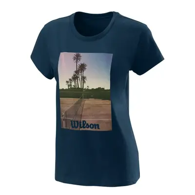 Dámské tričko Wilson Scenic Tech Tee Blue