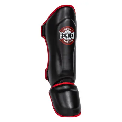 Lonsdale Kids artificial leather shin guards (1 pair)