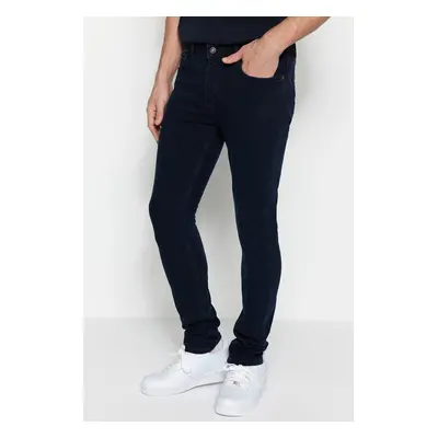 Trendyol Dark Navy Premium Flexible Fabric Skinny Fit Slim Fit Jeans Trousers