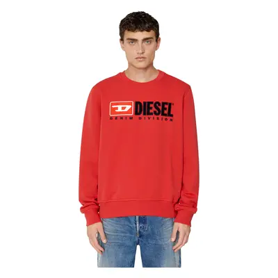 Diesel Sweatshirt - S-GINN-DIV SWEAT-SHIRT red