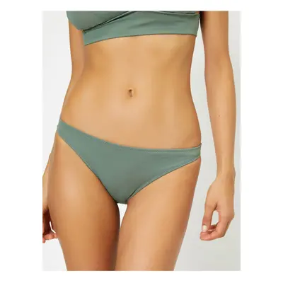 Koton Women's Green Plain Bikini Bottom