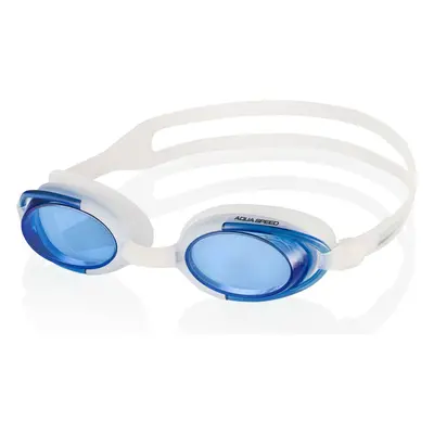 AQUA SPEED Unisex's Swimming Goggles Malibu Navy Blue Pattern