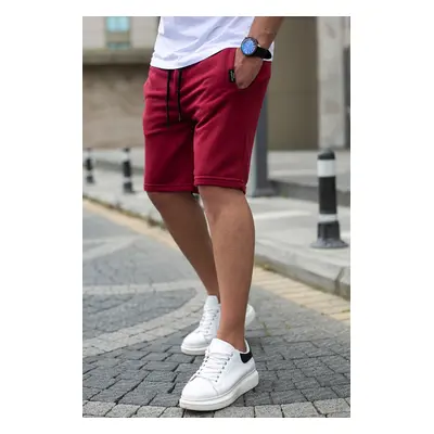 Madmext Claret Red Men's Regular Fit Shorts