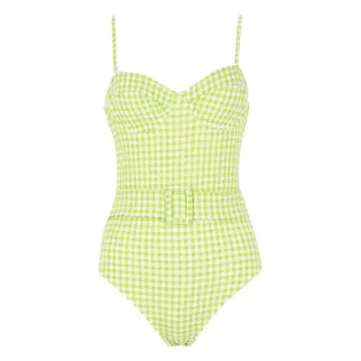 DEFACTO Regular Fit Plaid Swimsuit