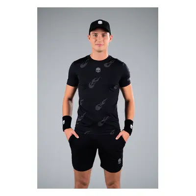 Pánské tričko Hydrogen Flames Tech Tee Black