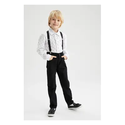 DEFACTO Boy Regular Fit Basic Five Pocket Gabardine Trousers