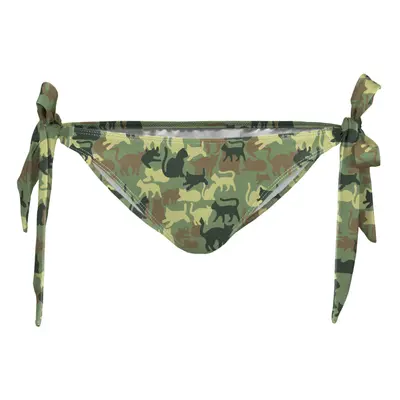 Aloha From Deer Woman's Camo Cats Bikini Bows Bottom WBBB AFD090