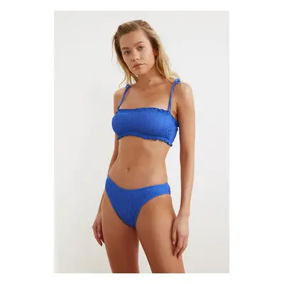 Trendyol Blue Gimped Bikini Bottom