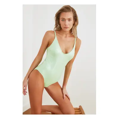 Trendyol Mint Plastered Swimsuit