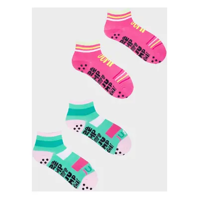 Yoclub Kids's Trampoline Socks 2-Pack SKS-0021G-AA0A-003