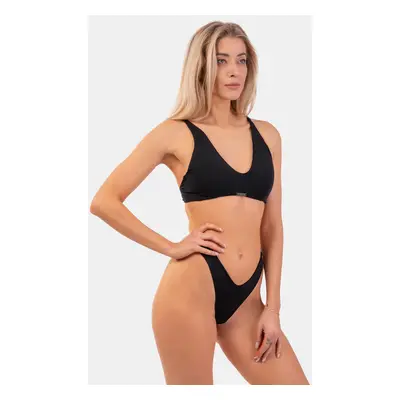 Dámské plavky Nebbia Triangle Bralette Bikini Top with padding Black