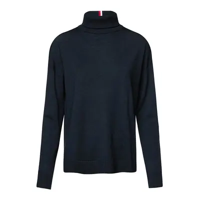 Tommy Hilfiger Sweater - JAKAYLA HIGH-NK SWTR black