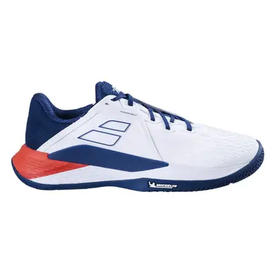 Pánská tenisová obuv Babolat Propulse Fury All Court Men White/Estate Blue EUR