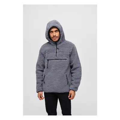 Teddyfleece Worker Pullover Jacket antracit