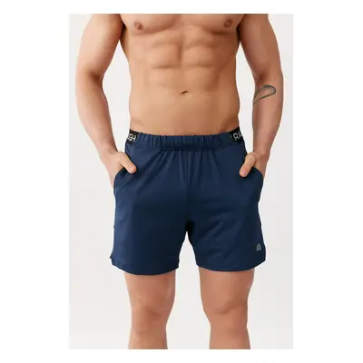 Rough Radical Man's Shorts Split Shorts Navy Blue