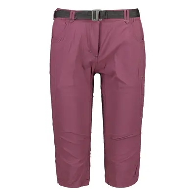 Women's 3/4 pants Klery sv. burgundy