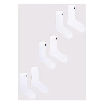 Yoclub Kids's 3Pack Girl's Knee-High Socks SKA-0097G-AA0B