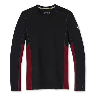 Pánské tričko Smartwool Merino Sport Long Sleeve Crew Red/Black