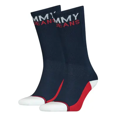 Socks - TH UNISEX TOMMY JEANS VINTAGE CUT 2P Blue