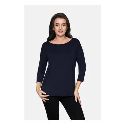 Blouse Babell Camille S-3XL navy blue