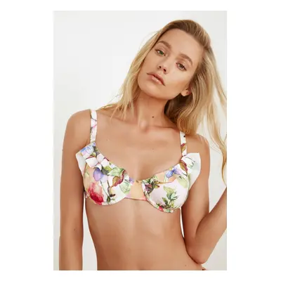 Bikiny vrchní díl Trendyol Floral patterned