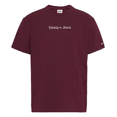 Tommy Jeans T-shirt - TJM CLASSIC LINEAR red