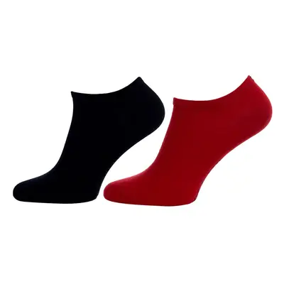 Tommy Hilfiger Woman's 2Pack Socks Red/Navy Blue