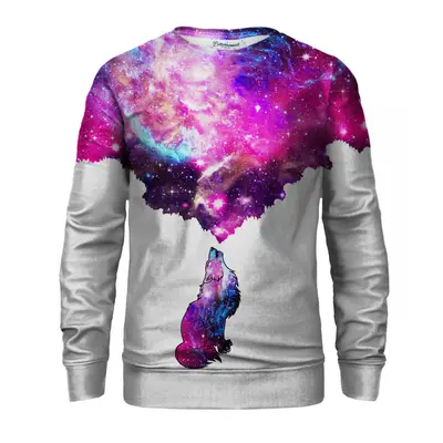 Bittersweet Paris Unisex's Galactic Wolf Sweater S-Pc Bsp026