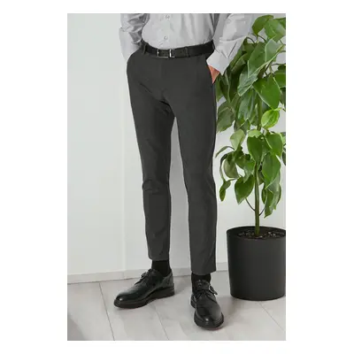 Trendyol Anthracite Slim Fit Italian Cut Chino Fabric Pants