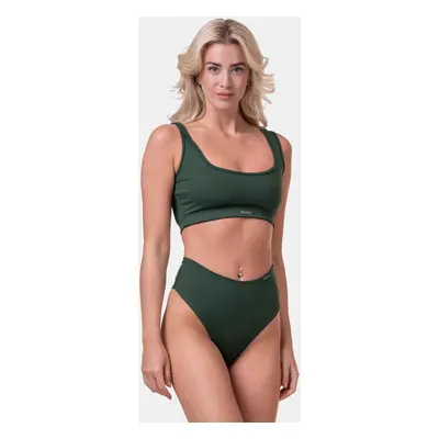 Dámské plavky Nebbia Miami sporty bikini - top dark green