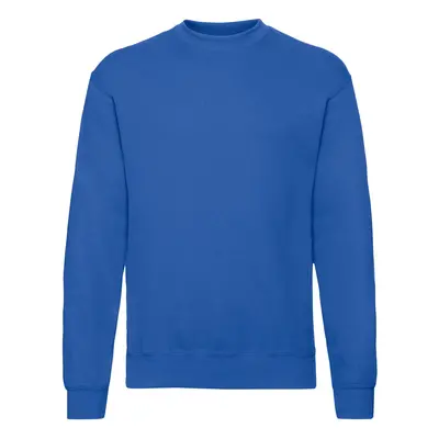 Men's Blue Sweatshirt Set-in Sweat Fruit of the Loom