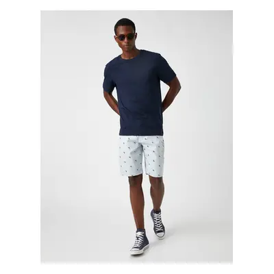 Koton Patterned Gabardine Shorts