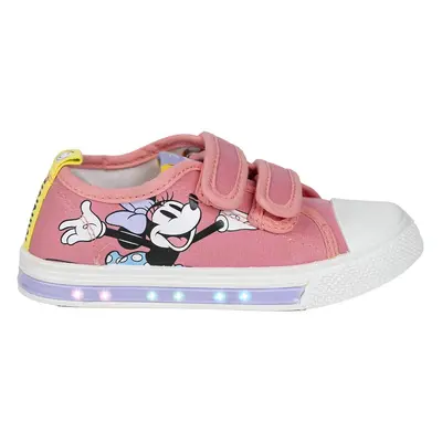 SNEAKERS PVC SOLE WITH LIGHTS COTTON MINNIE