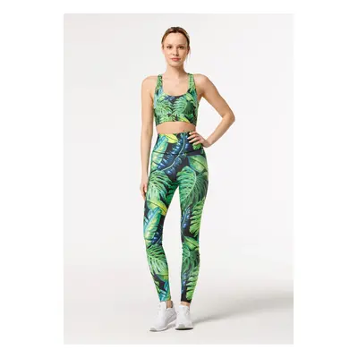 Bittersweet Paris Woman's Tropical High Waist Leggings CPW-HL-PR BSP184