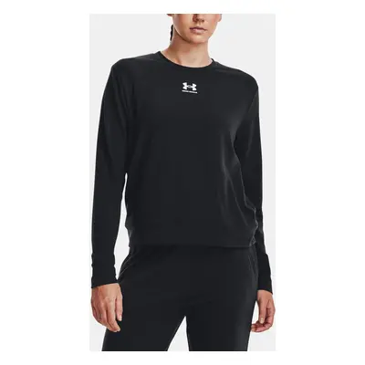 Under Armour Tričko Rival Terry Crew-BLK - Dámské