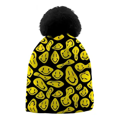 Mr. GUGU & Miss GO Woman's Acid Emoji Beanie WB21BL