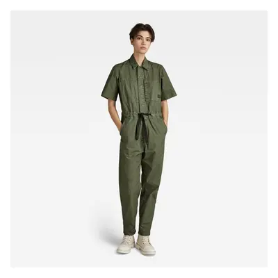 G-STAR Jumpsuit - Army jumpsuit s\s wmn green