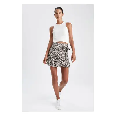 DEFACTO Regular Fit Cotton Skirt