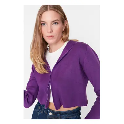 Trendyol Cardigan - Lilac - Fitted