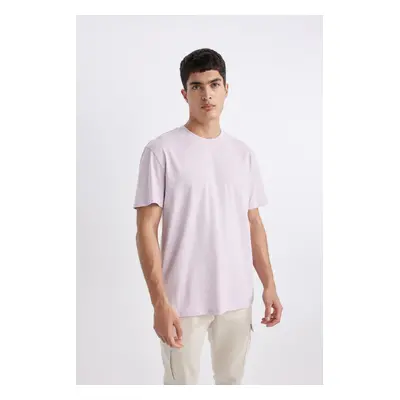 DEFACTO New Regular Fit Crew Neck Short Sleeve 100% Cotton Basic T-Shirt