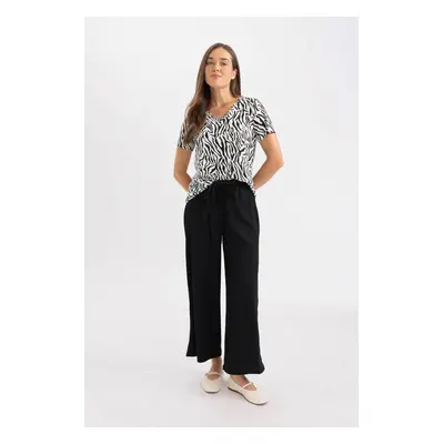 DEFACTO Culotte Wide Leg Wrap Capri