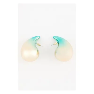 DEFACTO Women's Blue Drop Earrings