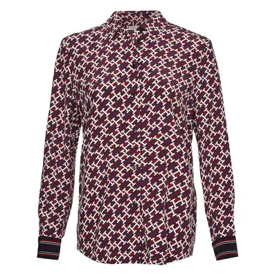 Tommy Hilfiger Shirt - VIS MONGRAM FLEUR SH patterned