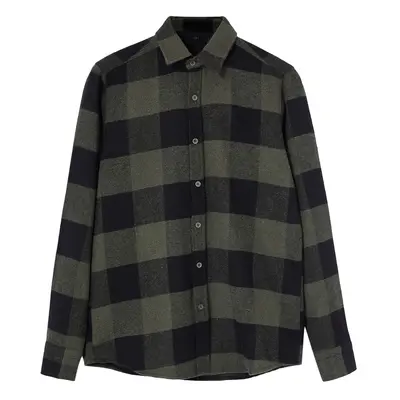 Trendyol Khaki Regular Fit Winter Plaid Lumberjack Shirt